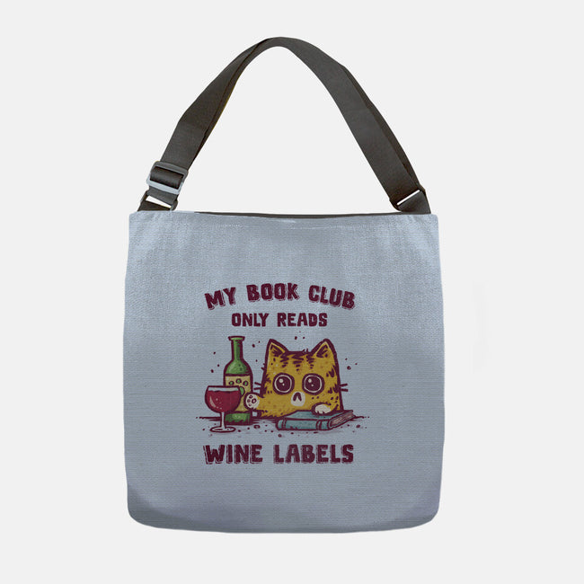 We Read Wine Labels-None-Adjustable Tote-Bag-kg07