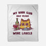 We Read Wine Labels-None-Fleece-Blanket-kg07