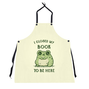 I Closed My Book To Be Here