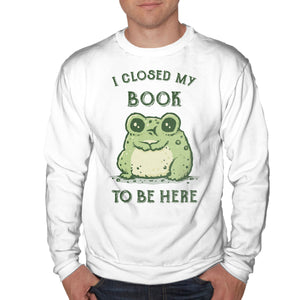 I Closed My Book To Be Here