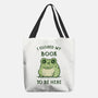 I Closed My Book To Be Here-None-Basic Tote-Bag-kg07