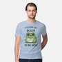 I Closed My Book To Be Here-Mens-Premium-Tee-kg07