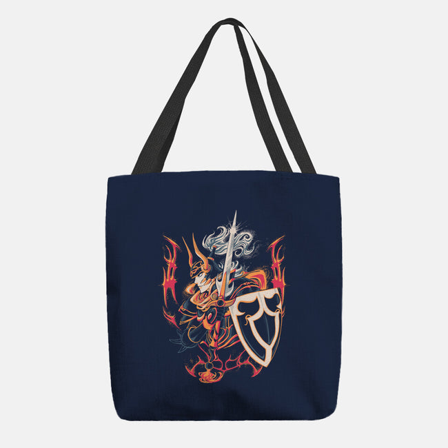 The Warrior-None-Basic Tote-Bag-1Wing