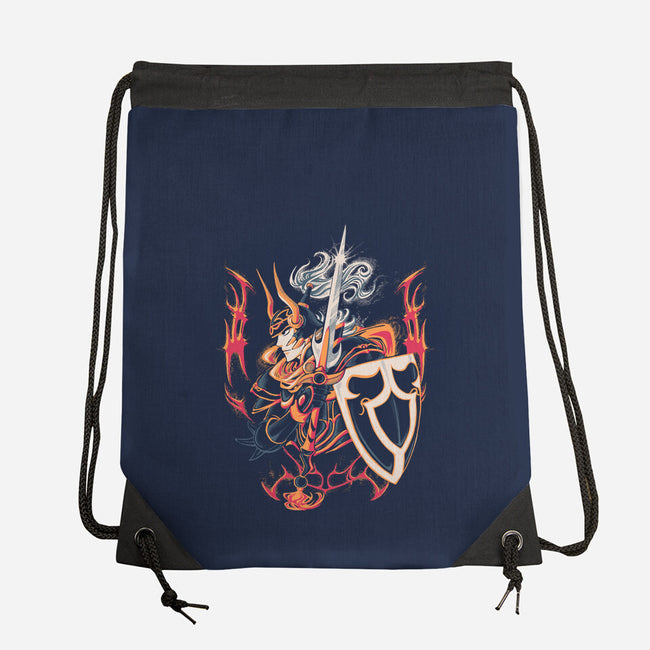 The Warrior-None-Drawstring-Bag-1Wing