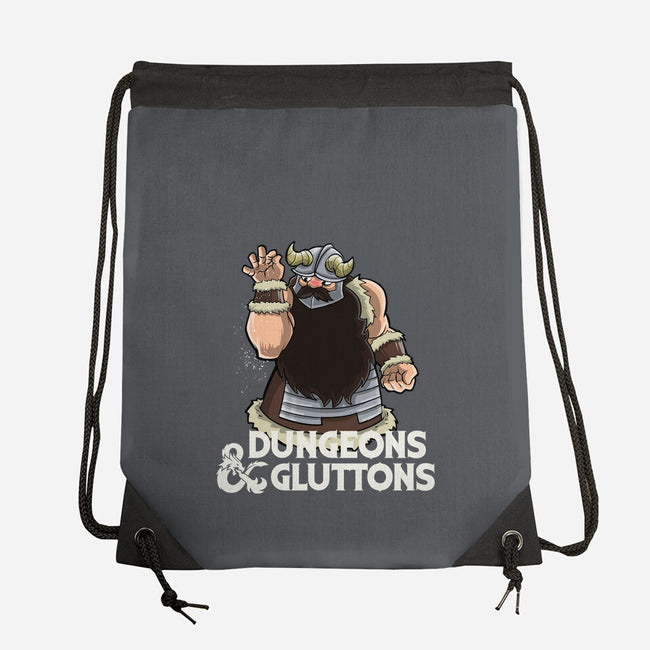 Dungeons And Gluttons-None-Drawstring-Bag-zascanauta