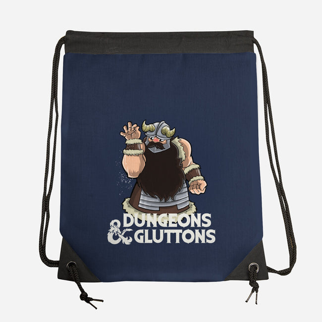 Dungeons And Gluttons-None-Drawstring-Bag-zascanauta