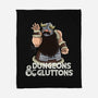 Dungeons And Gluttons-None-Fleece-Blanket-zascanauta