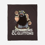 Dungeons And Gluttons-None-Fleece-Blanket-zascanauta