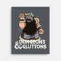 Dungeons And Gluttons-None-Stretched-Canvas-zascanauta