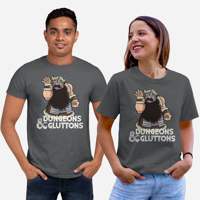 Dungeons And Gluttons-Unisex-Basic-Tee-zascanauta