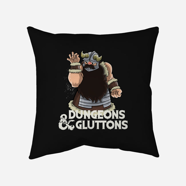 Dungeons And Gluttons-None-Removable Cover w Insert-Throw Pillow-zascanauta