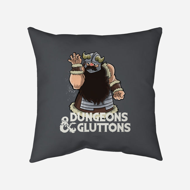 Dungeons And Gluttons-None-Removable Cover w Insert-Throw Pillow-zascanauta