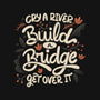 Build A Bridge Get Over It-Unisex-Baseball-Tee-tobefonseca