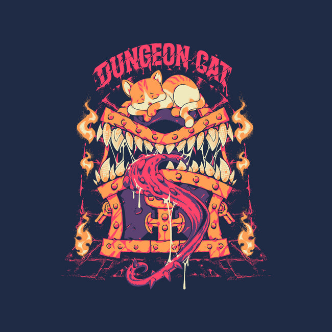 Dungeon Cat-Womens-Fitted-Tee-Estudio Horta