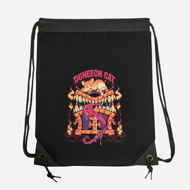 Dungeon Cat-None-Drawstring-Bag-Estudio Horta