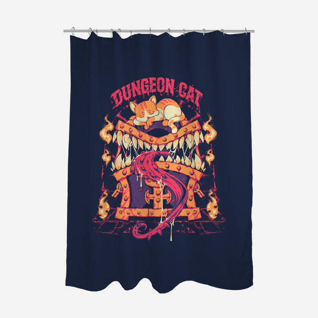 Dungeon Cat-None-Polyester-Shower Curtain-Estudio Horta