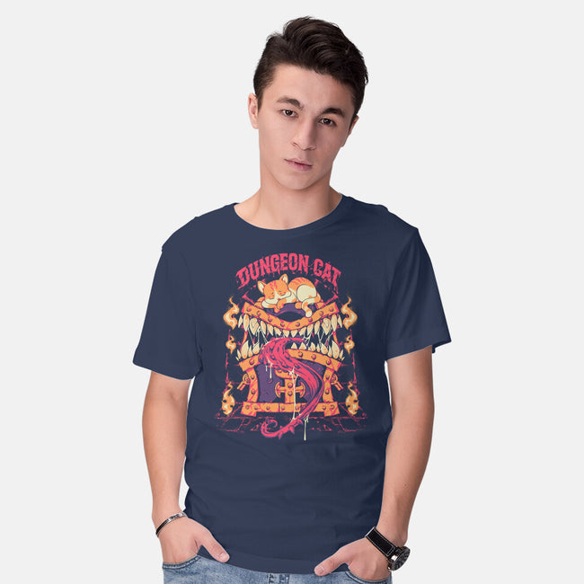 Dungeon Cat-Mens-Basic-Tee-Estudio Horta