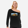 Let's Go To Bel Air-Womens-Off Shoulder-Sweatshirt-nickzzarto