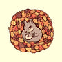 Squirrel Upon Autumn Leaves-Mens-Basic-Tee-TechraNova