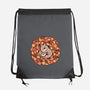 Squirrel Upon Autumn Leaves-None-Drawstring-Bag-TechraNova