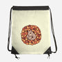 Squirrel Upon Autumn Leaves-None-Drawstring-Bag-TechraNova