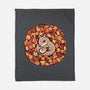 Squirrel Upon Autumn Leaves-None-Fleece-Blanket-TechraNova