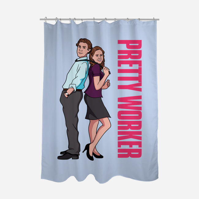 Pretty Worker-None-Polyester-Shower Curtain-jasesa