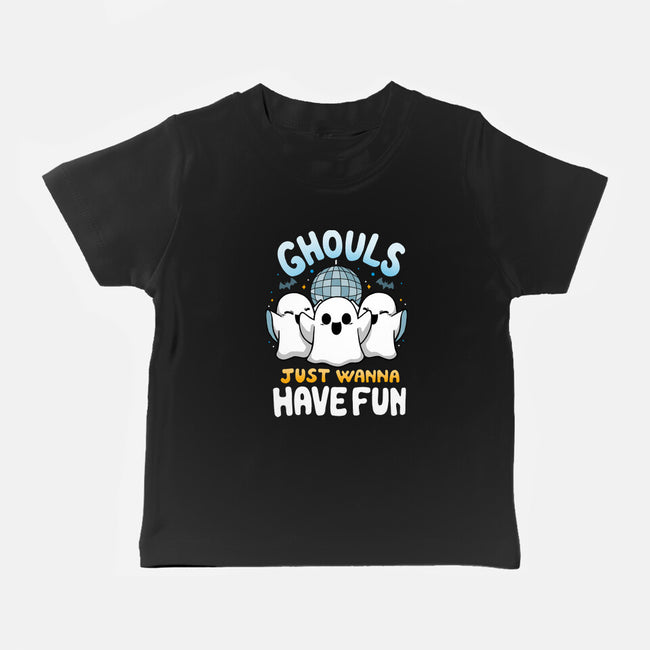 Fun Ghouls-Baby-Basic-Tee-Vallina84