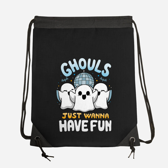 Fun Ghouls-None-Drawstring-Bag-Vallina84