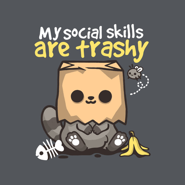 Trashy Social Skills-Womens-Basic-Tee-NemiMakeit