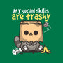 Trashy Social Skills-Womens-Basic-Tee-NemiMakeit