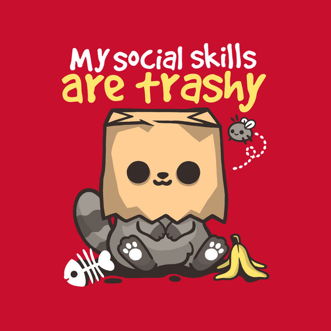 Trashy Social Skills-Baby-Basic-Tee-NemiMakeit