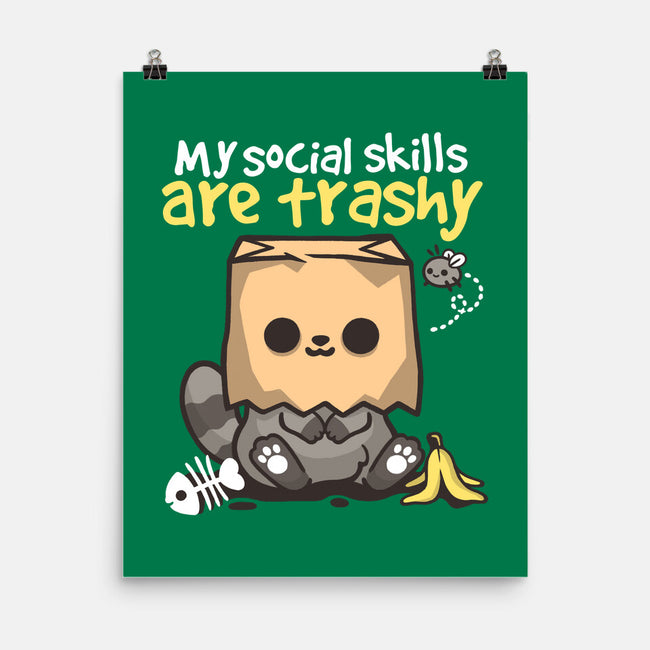 Trashy Social Skills-None-Matte-Poster-NemiMakeit