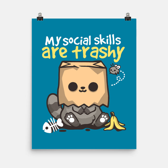 Trashy Social Skills-None-Matte-Poster-NemiMakeit