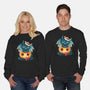 Dragon Pumpkin-Unisex-Crew Neck-Sweatshirt-Vallina84