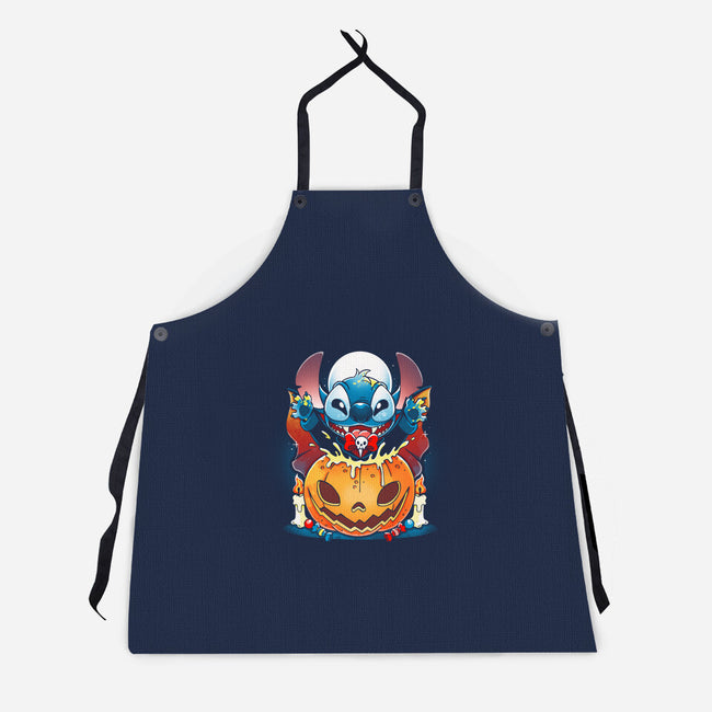 Pumpkin Experiment-Unisex-Kitchen-Apron-Vallina84