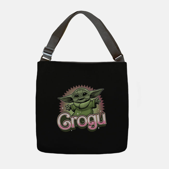 Grogu Doll-None-Adjustable Tote-Bag-Astrobot Invention