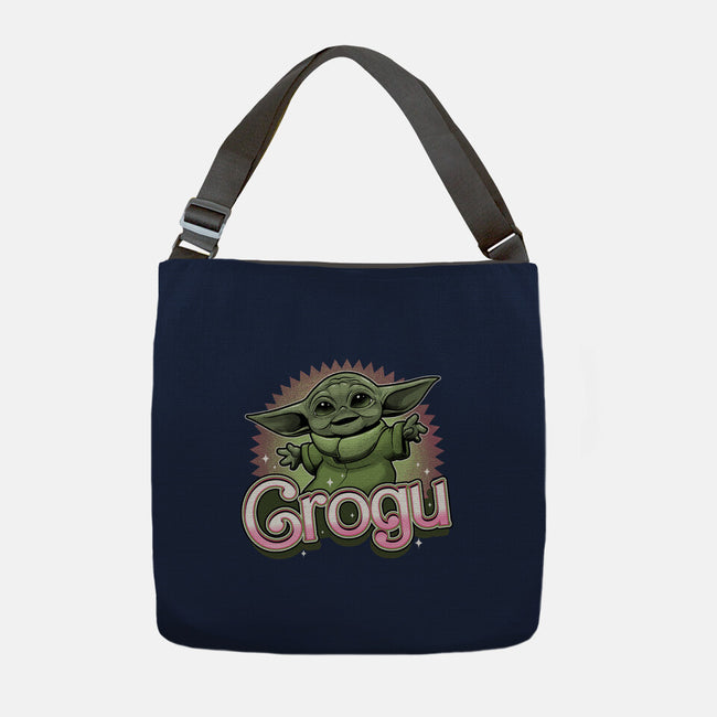 Grogu Doll-None-Adjustable Tote-Bag-Astrobot Invention