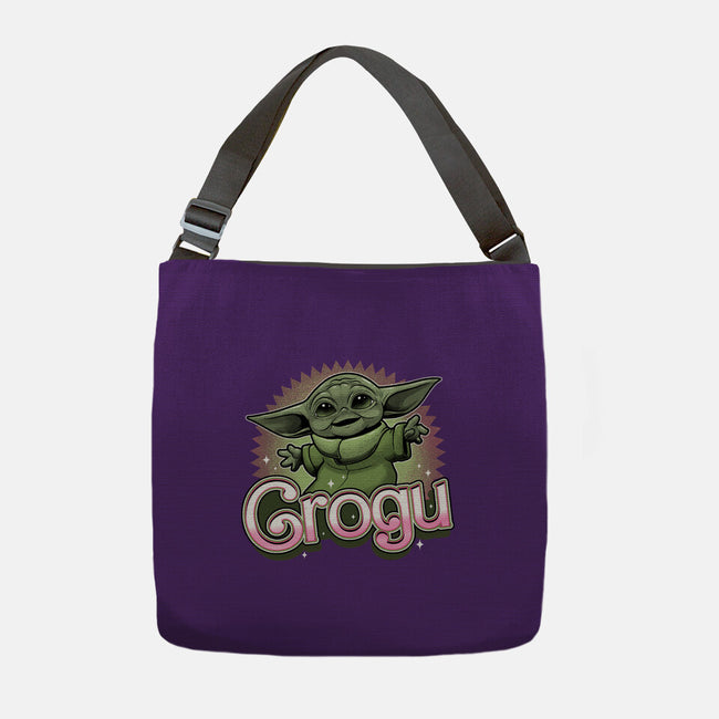 Grogu Doll-None-Adjustable Tote-Bag-Astrobot Invention