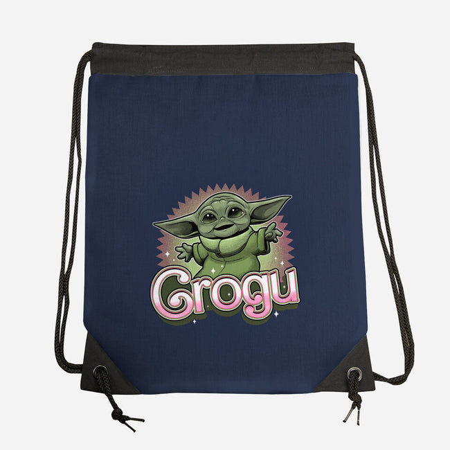 Grogu Doll-None-Drawstring-Bag-Astrobot Invention