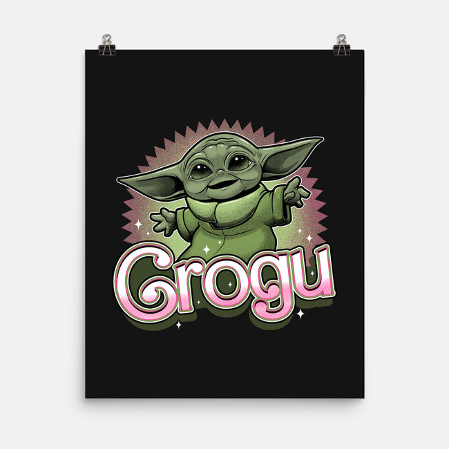 Grogu Doll-None-Matte-Poster-Astrobot Invention