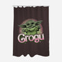 Grogu Doll-None-Polyester-Shower Curtain-Astrobot Invention