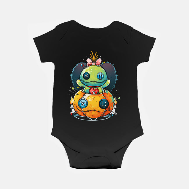 Voodoo Pumpkin-Baby-Basic-Onesie-Vallina84