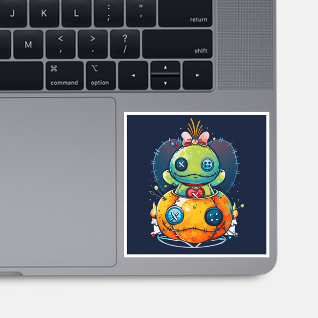 Voodoo Pumpkin-None-Glossy-Sticker-Vallina84