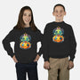 Voodoo Pumpkin-Youth-Crew Neck-Sweatshirt-Vallina84