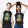 Voodoo Pumpkin-Unisex-Baseball-Tee-Vallina84