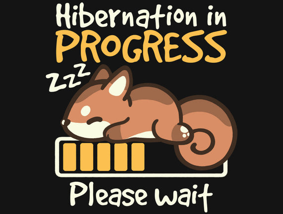 Hibernation In Progress Squirrel