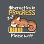 Hibernation In Progress Squirrel-None-Fleece-Blanket-NemiMakeit