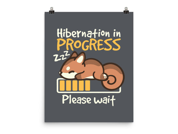 Hibernation In Progress Squirrel