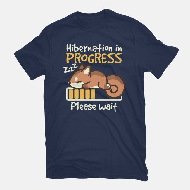 Hibernation In Progress Squirrel-Womens-Basic-Tee-NemiMakeit